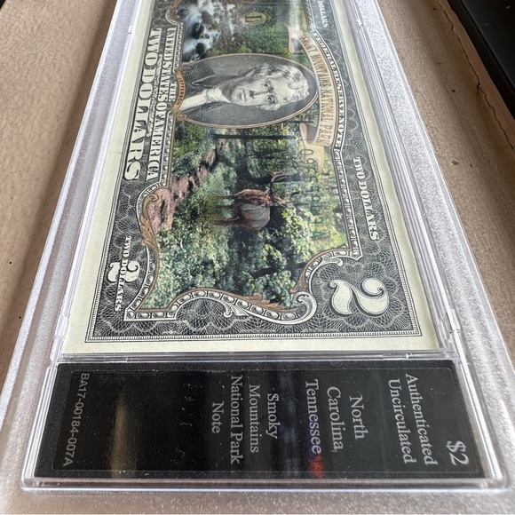 GREAT CONDITION authentic 2 dollar national park bills collection - Picture 6 of 8